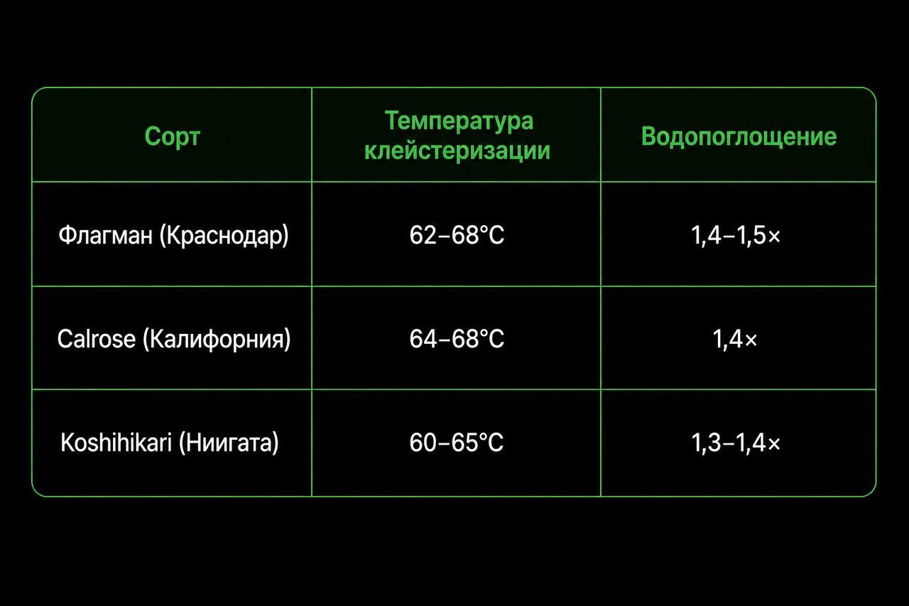 Rice‑Tech: как фотосепарация, щадящая шлифовка и биохимия крахмала определяют качество суши‑риса - 2